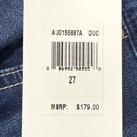 7 For All Mankind B(Air) Kimmie Form Fitted Bootcut Blue Jeans Womens 27 NWT - Picture 7 of 15